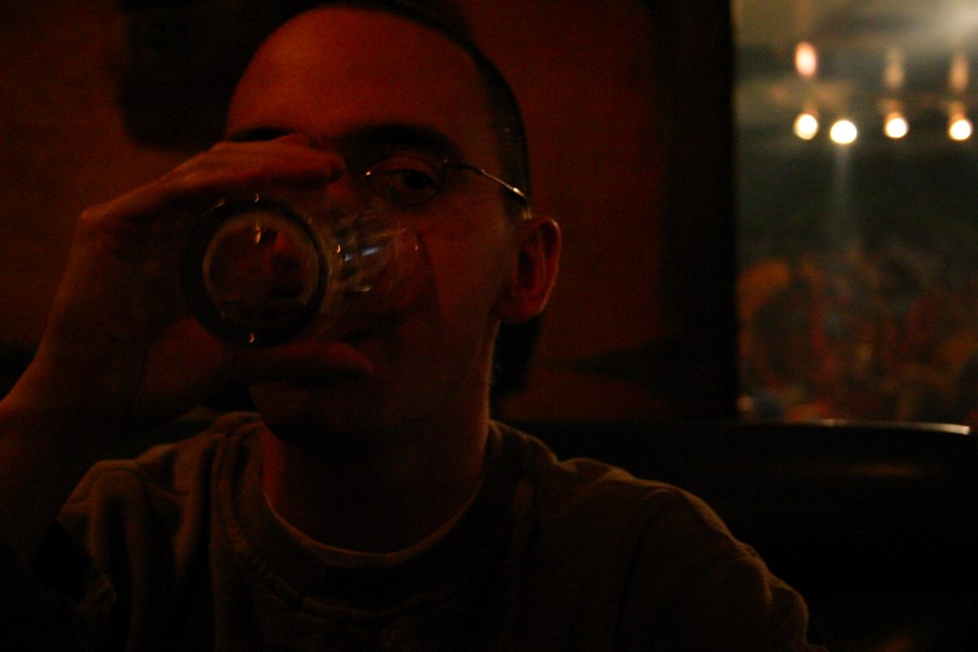 Zane, Drinking at Lovejoy's