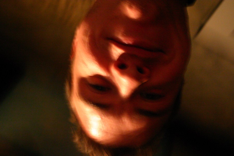 Mason, Upside-Down at Lovejoy's