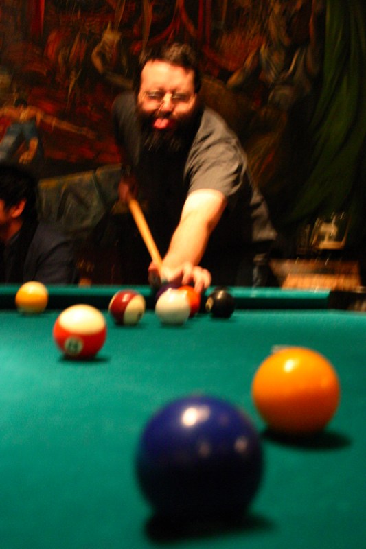 Cote' Playing Pool at Lovejoy's - Part 2