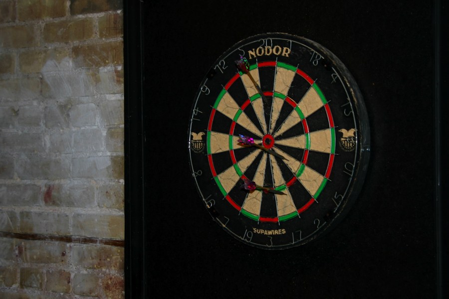 Dartboard at Gingerman