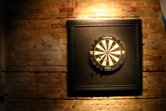 Dartboard at Gingerman