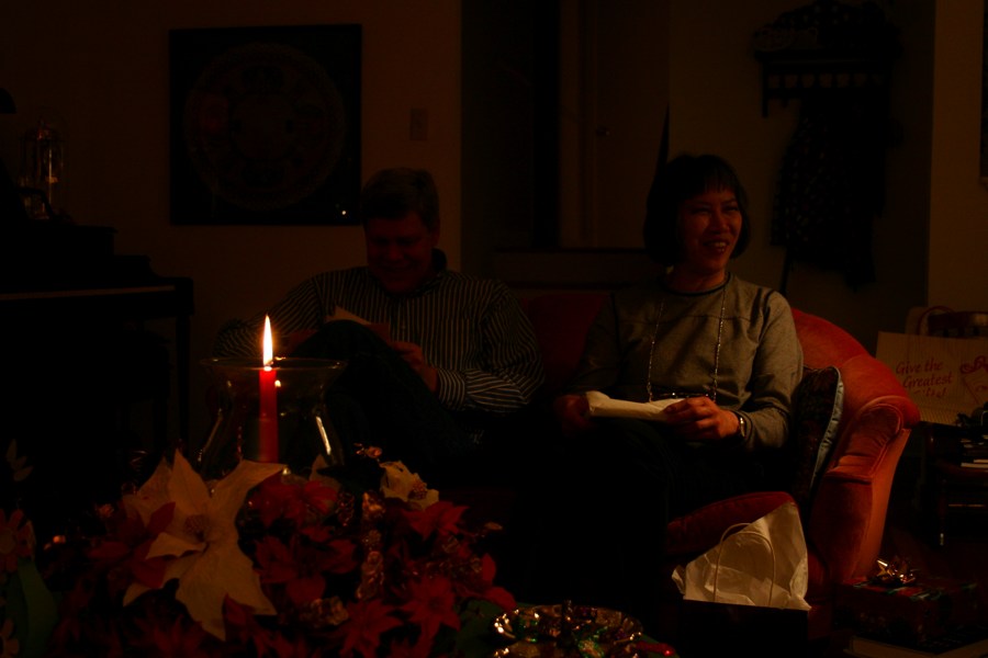 Mamie and Brian at the Family Xmas Party - Part 1