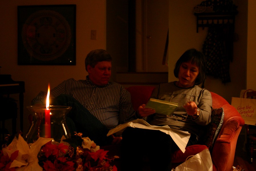 Mamie and Brian at the Family Xmas Party - Part 3