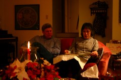 Mamie and Brian at the Family Xmas Party - Part 4