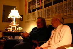 Dad and Grandma at the Family Xmas Party - Part 1