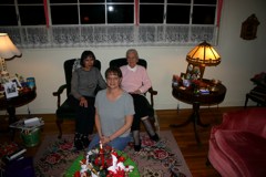 Mamie, Grandma, and Mom at the Family Xmas Party - Part 2