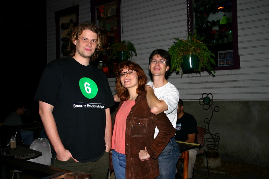 Josh, Brenna, and Saran at Mojo's