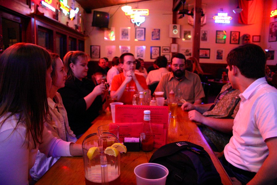 Darla, Jennifer, Sarah, Zane, Cote', Jaylon, and Jason at Cote's Birthday Party