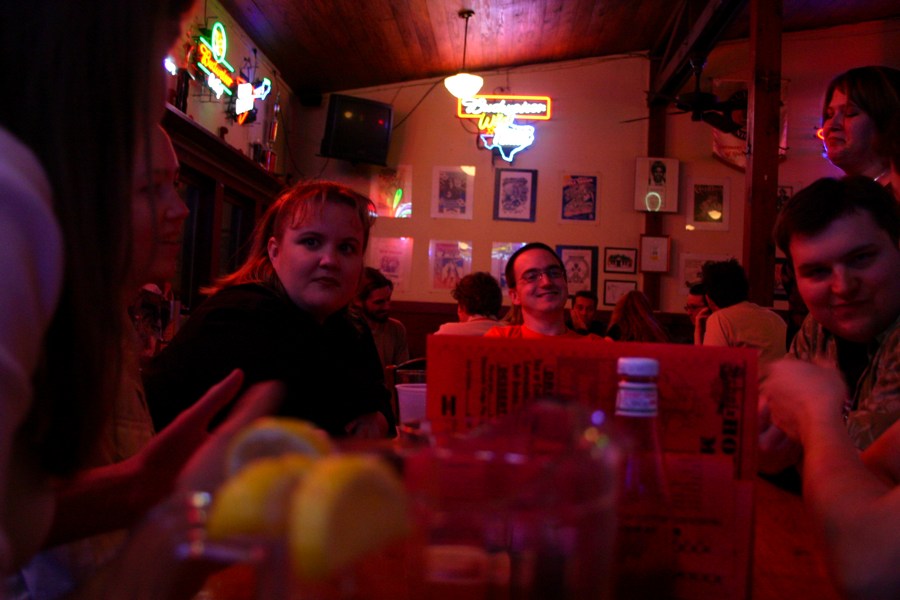 Jennifer, Sarah, Zane, and Jaylon at Cote's Birthday Party