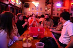 Darla, Jennifer, Sarah, Zane, Cote', Jaylon, and Jason at Cote's Birthday Party