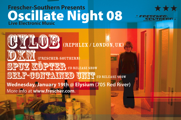 Oscillate Night 08 Flyer